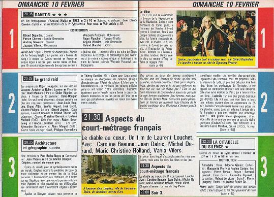 LE DIABLE AU COEUR de Laurent LOUCHET fev 1985